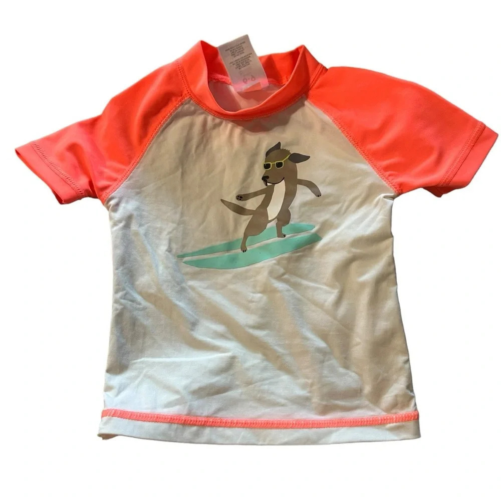 Carters boys 6-9 months rash guard shirt
